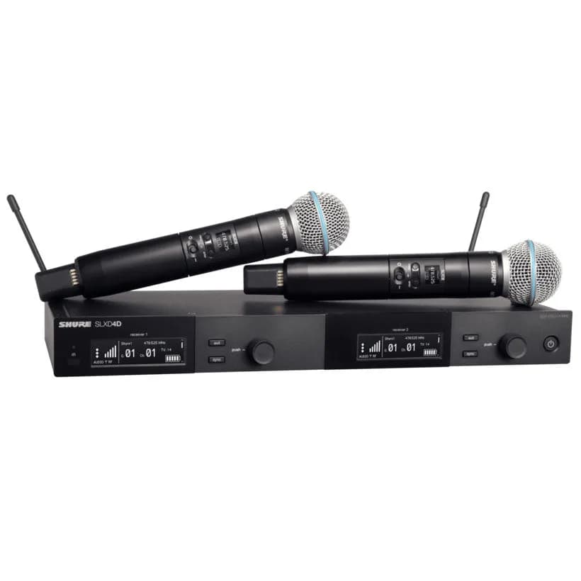 מערכת מיקרופון אלחוטית כפולה Shure BLX288/PG58 - תמונה 2