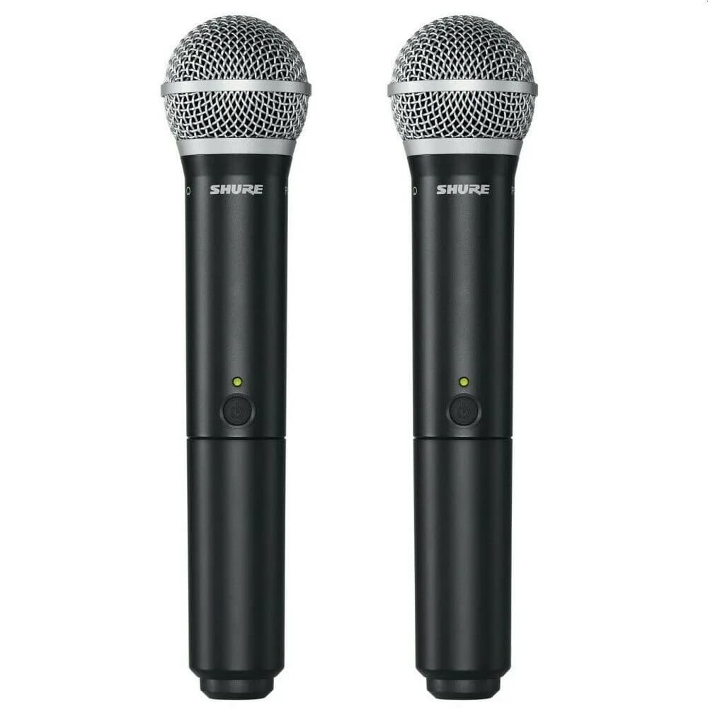 מערכת מיקרופון אלחוטית כפולה Shure BLX288/PG58 - תמונה 4