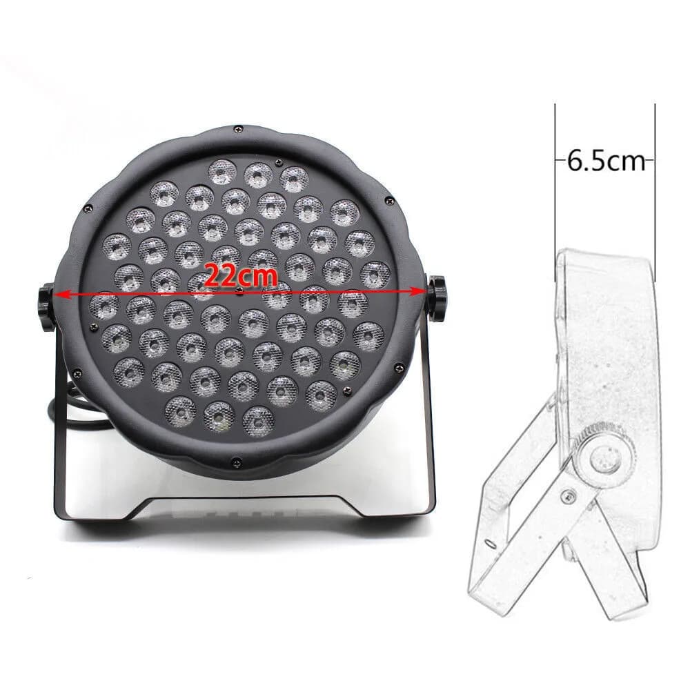 פנס PAR LED RGBW 180W עם DMX - תמונה 2