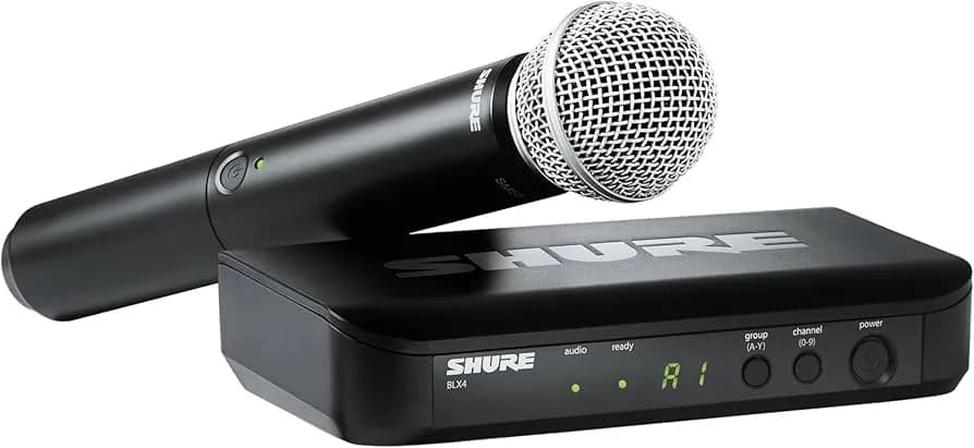 מערכת מיקרופון אלחוטית כפולה Shure BLX288/PG58