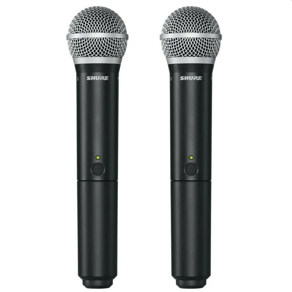 מערכת מיקרופון אלחוטית כפולה Shure BLX288/PG58 - תמונה 4